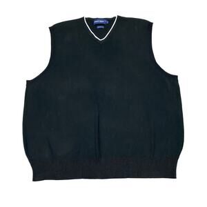 Polo Golf Ralph Lauren Pima Cotton Sweater Vest Men's XL Italian Yarn
